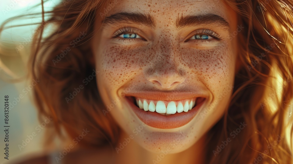 woman with white teeth smile. S woman with white teeth smile. S