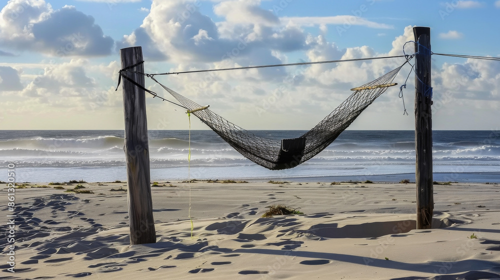 Serene Beach with Hammock
Serene Beach with Hammock