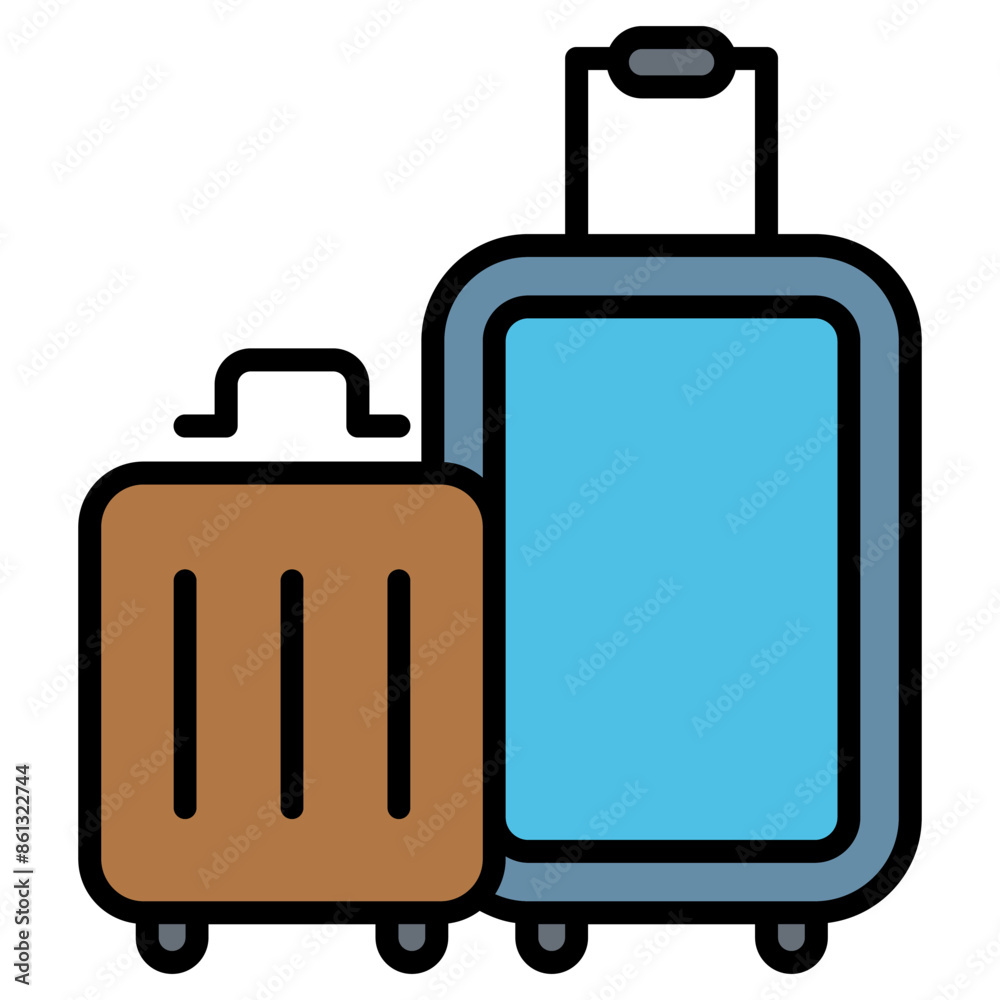 Fototapeta premium Baggage icon