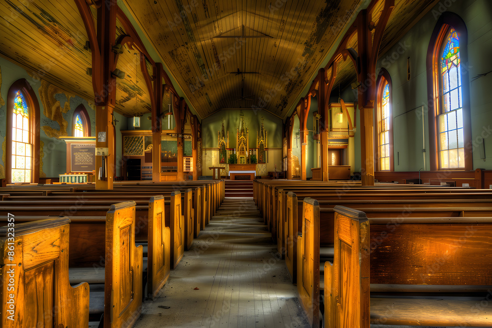 View from the church pulpit
View from the church pulpit