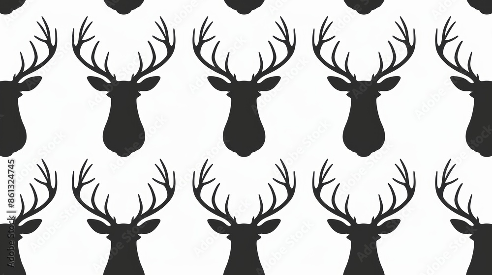 Abstract deer pattern background Abstract deer pattern background