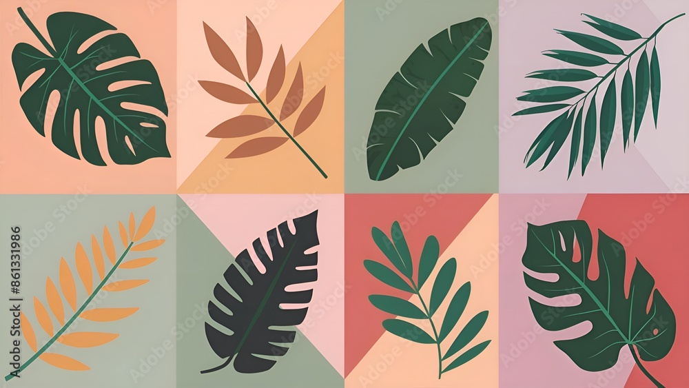 seamless background with leaves seamless background with leaves