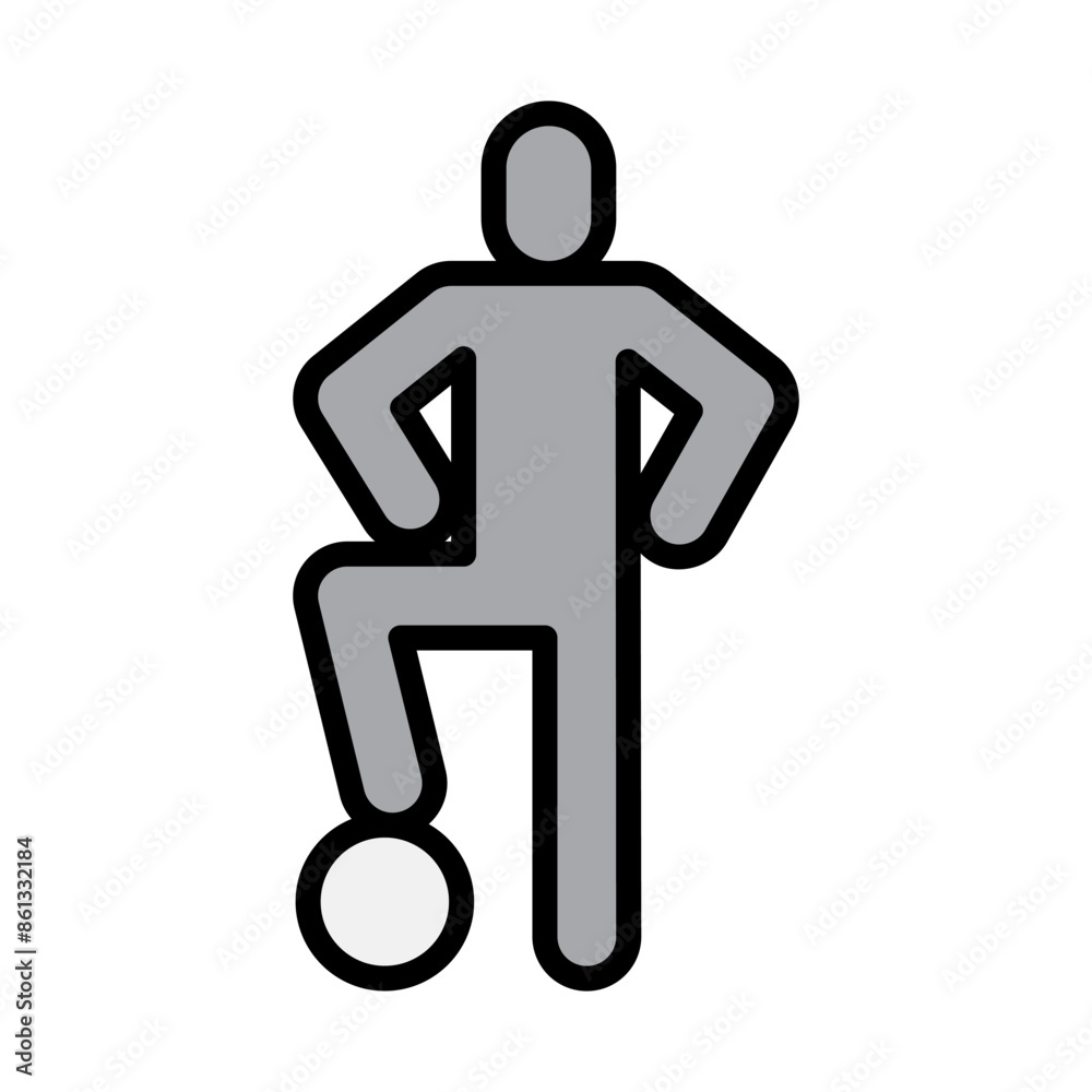 Soccer training icon Soccer training icon