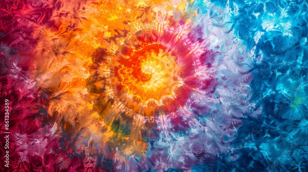 Vibrant and lovely examples of tie dye patterns Vibrant and lovely examples of tie dye patterns