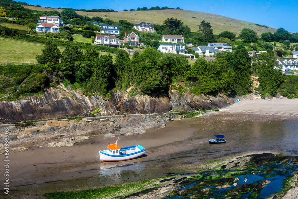 Obraz premium Combe Martin, Devon, England