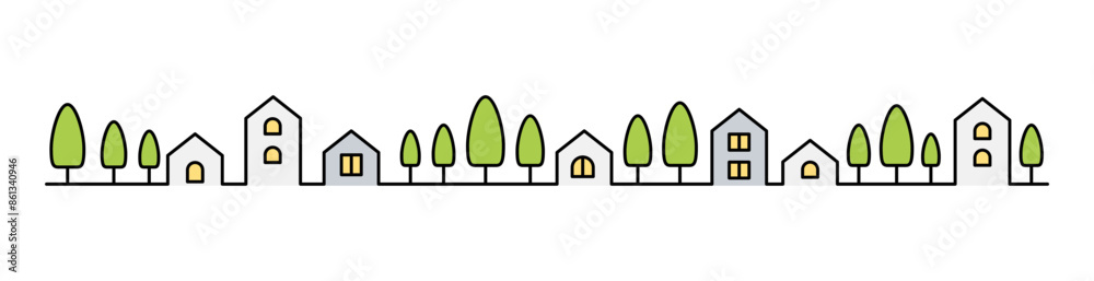 Smart city landscape graphic background Smart city landscape graphic background