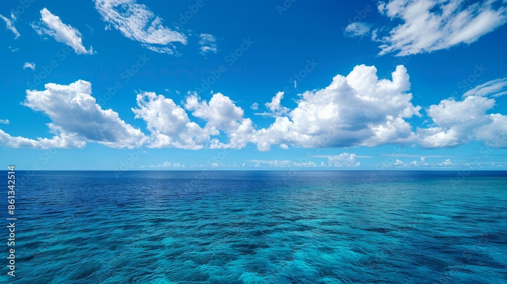 Obraz premium Beautiful view of the ocean