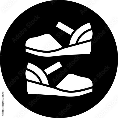 Vector Design Women Shoes Icon Style