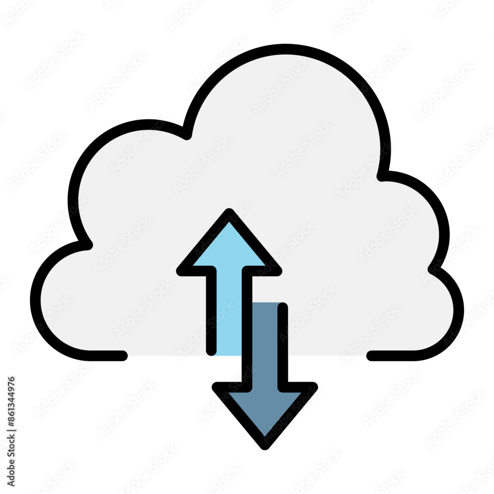 Cloud computing icon Cloud computing icon
