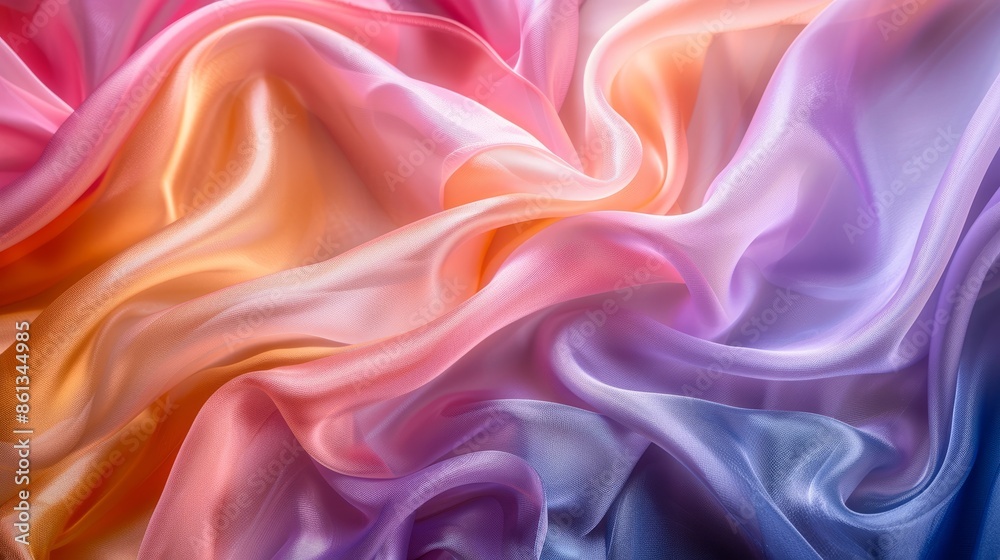 Silk background in a variety of colors Silk background in a variety of colors