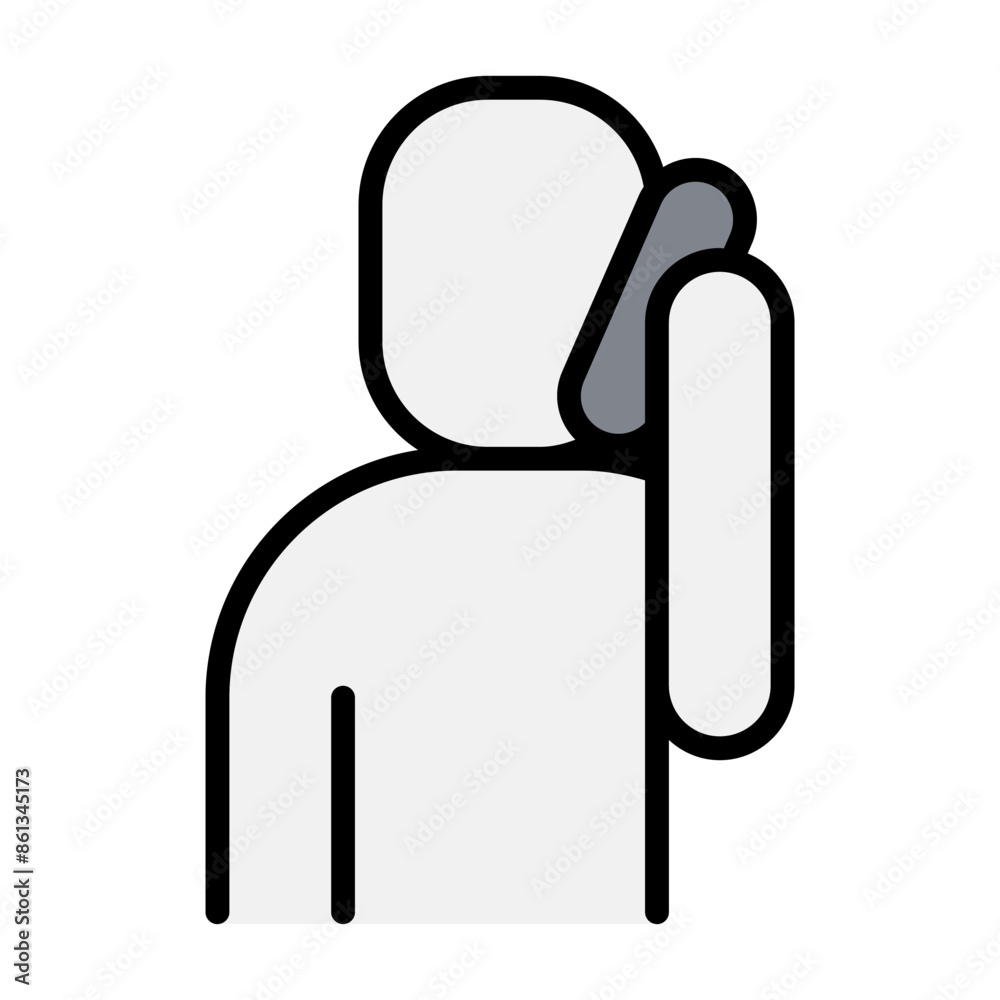 Using smartphone icon