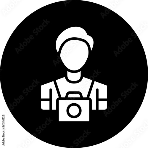 Vector Design Cameraman Icon Style