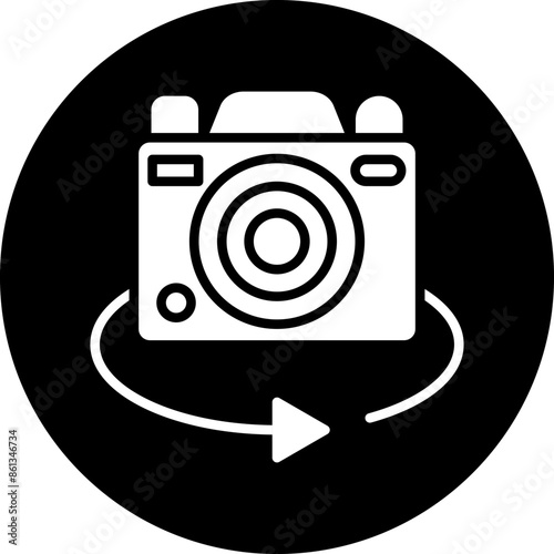 Vector Design Front Camera Icon Style