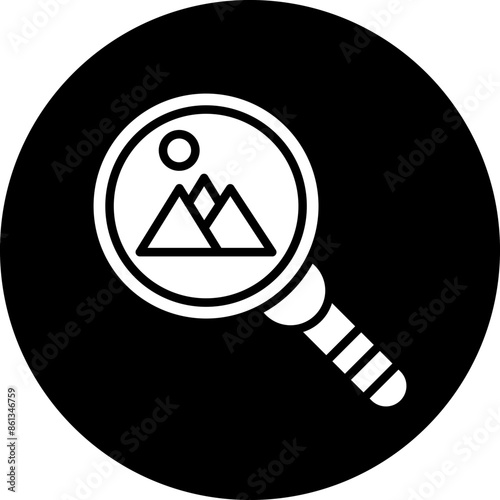 Vector Design Search Image Icon Style