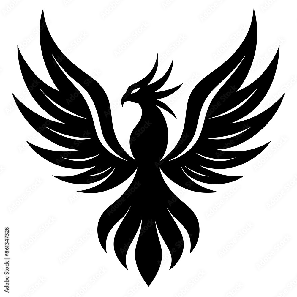 Fototapeta premium eagle with wings