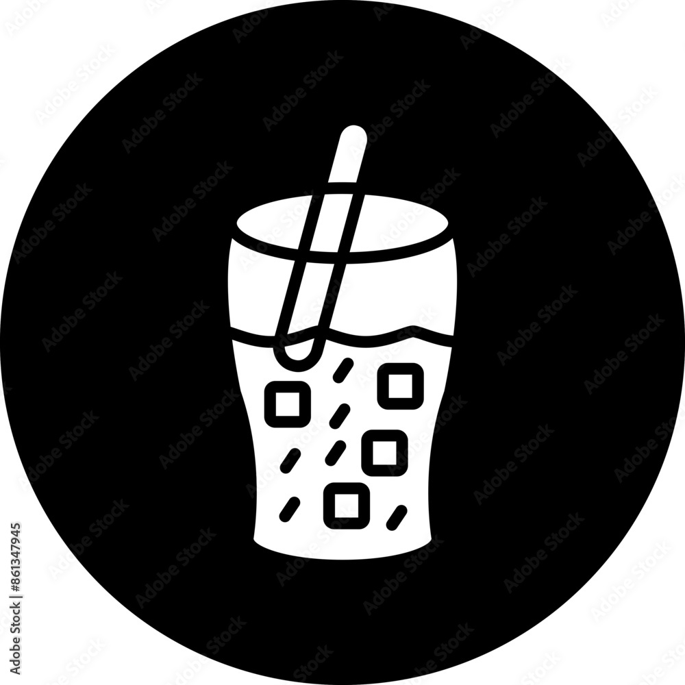 Vector Design Horchata Icon Style