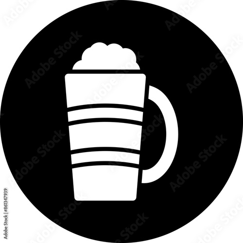 Vector Design Latte Macchiato Icon Style