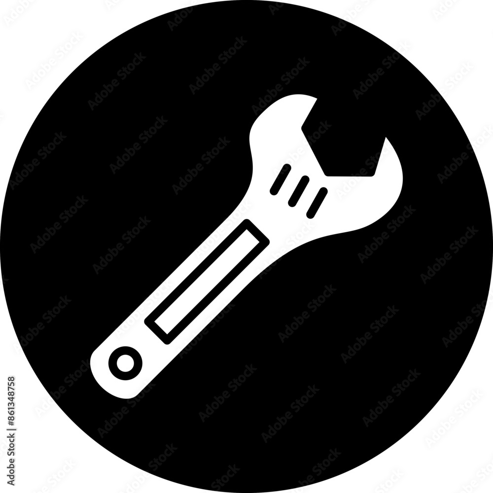 Vector Design Wrench Icon Style Vector Design Wrench Icon Style