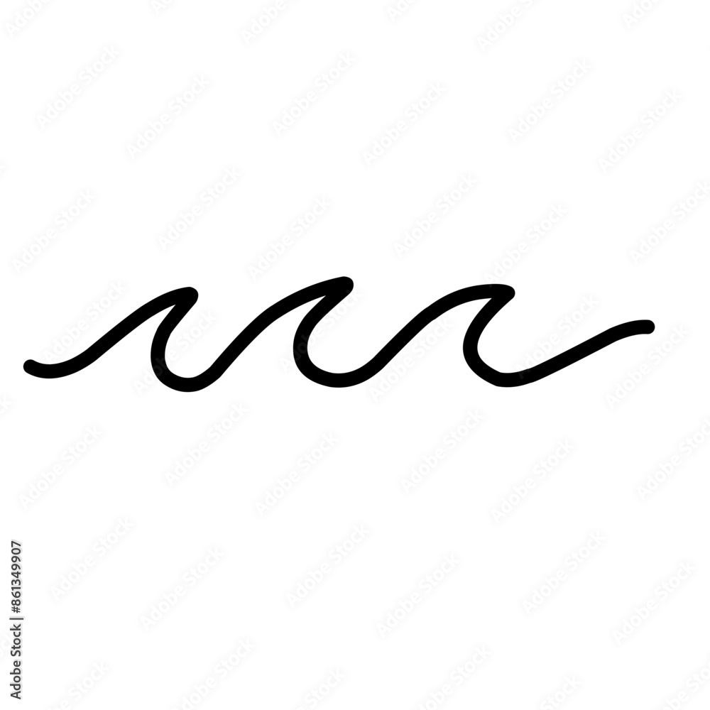 Line Wave Drawn Line Wave Drawn