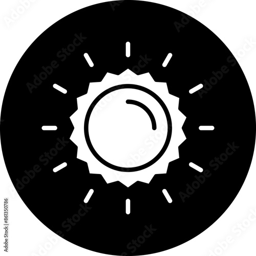 Vector Design Sun Icon Style