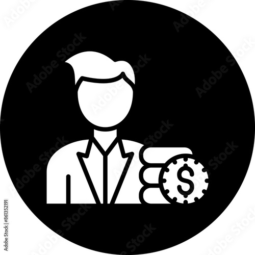 Vector Design Broker Dealer Icon Style