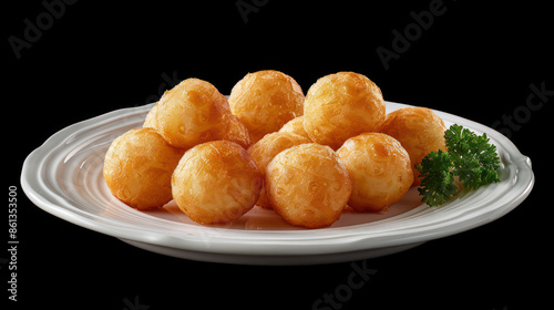 Authentic Thai Deep Fried Sweet Potato Balls Delicious Thai Dessert Recipe, Crunchy and Sweet Flavor, Perfect for Snacking or Dessert, Easy to Make at Home, Ultimate Thai Street Food Treat