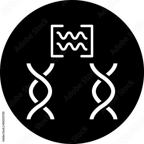 Vector Design Genetic Comparation Icon Style