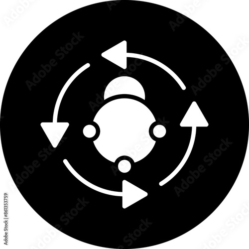 Vector Design Metabolism Icon Style