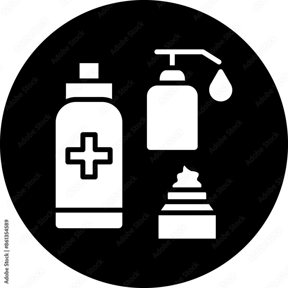 Vector Design Personal Care Products Icon Style Vector Design Personal Care Products Icon Style