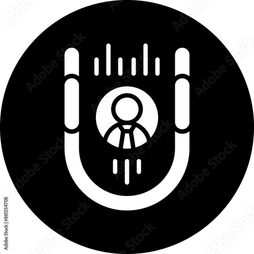 Vector Design Candidate Attraction Icon Style