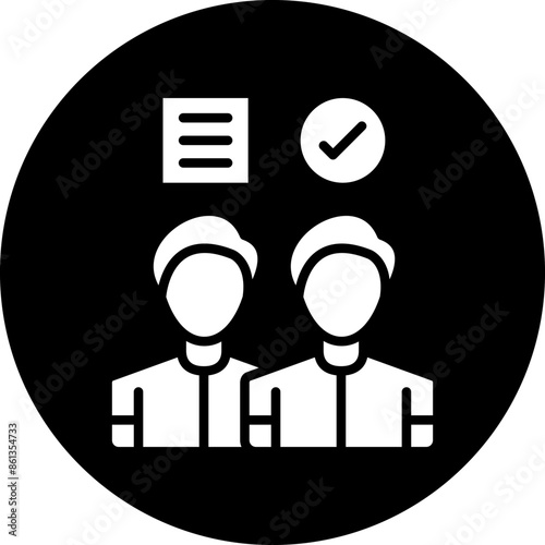 Vector Design Candidate Icon Style