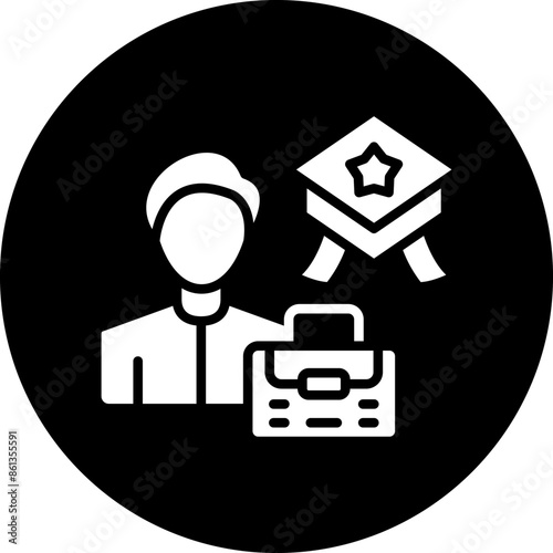 Vector Design Career Expert Icon Style