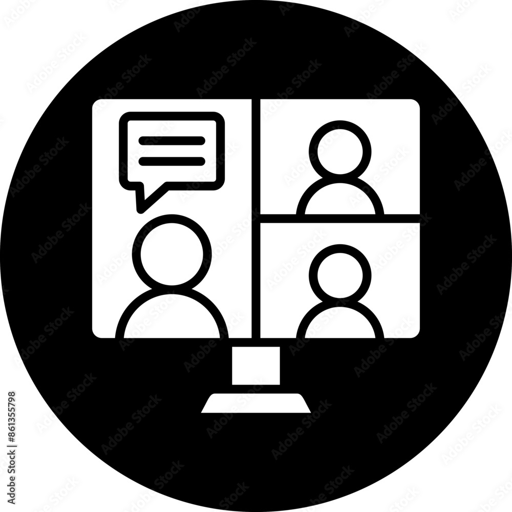 Vector Design Job Interview Icon Style Vector Design Job Interview Icon Style