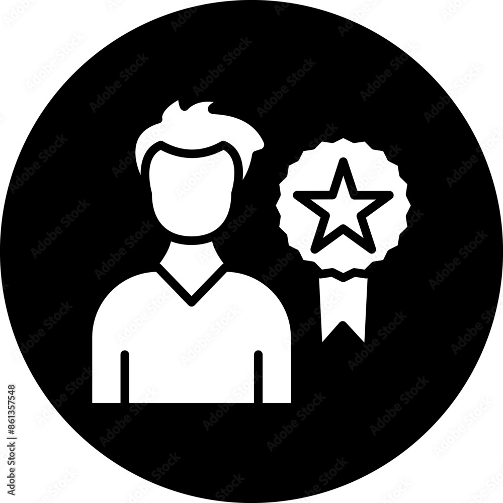 Obraz premium Positive Brand Experience Icon Style