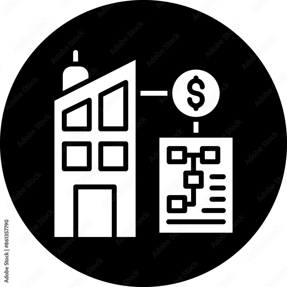 Building Strategy Icon Style Building Strategy Icon Style