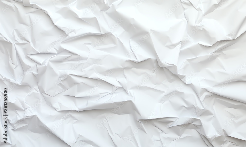 Abstract Wrinkled White Paper Texture Abstract Wrinkled White Paper Texture