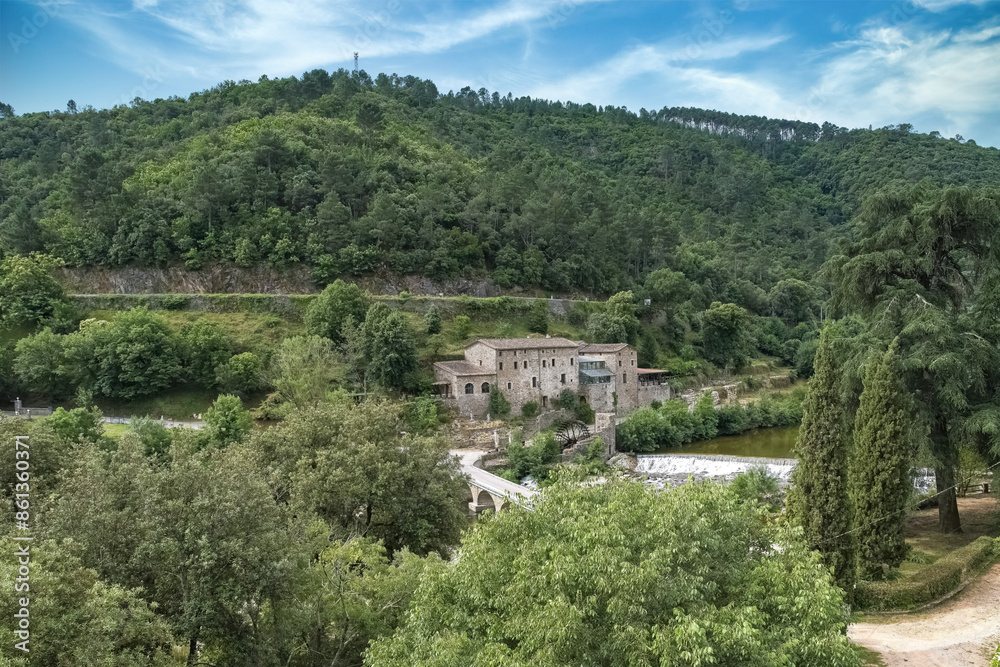 Anduze, watermill on the river Anduze, watermill on the river