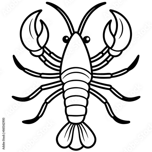illustration of a lobster