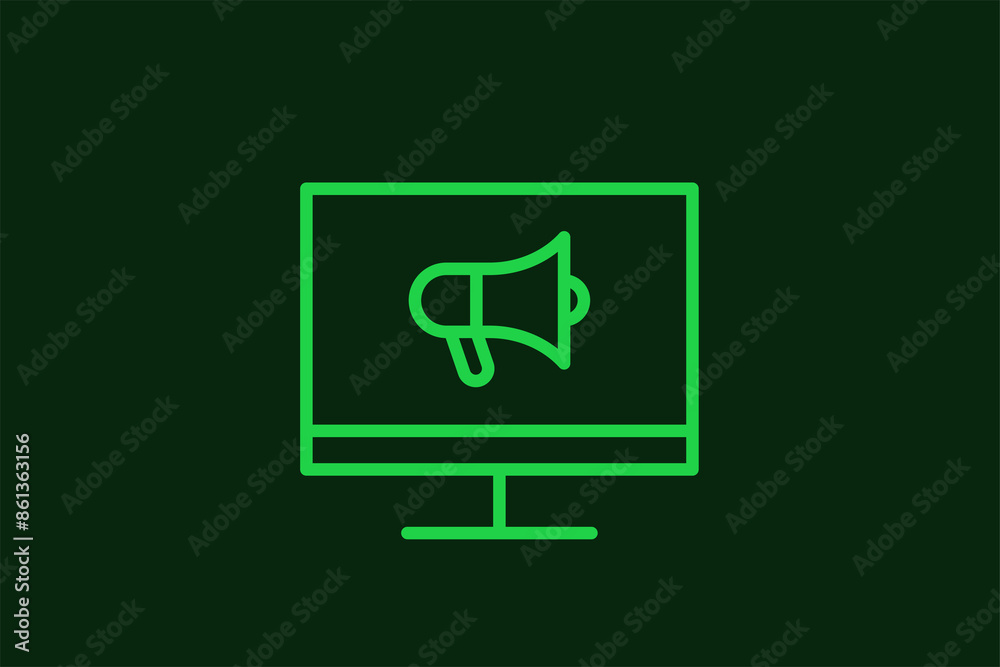 shout megaphone illustration in flat style design. Vector illustration. shout megaphone illustration in flat style design. Vector illustration.