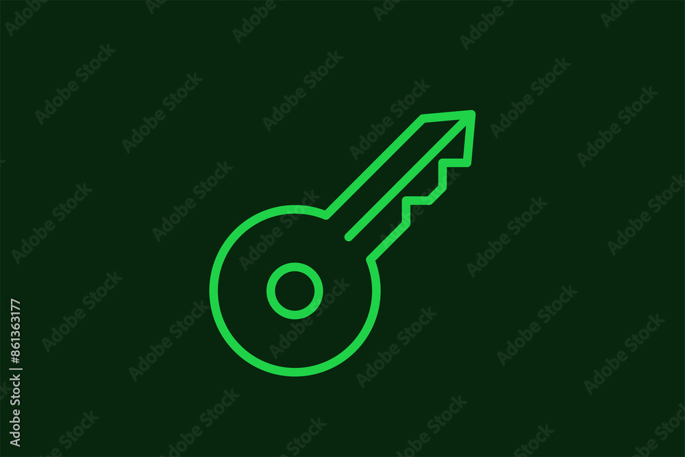 key illustration in flat style design. Vector illustration. key illustration in flat style design. Vector illustration.
