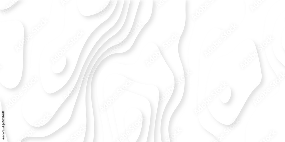 Luxury abstract lines Modern white carve wave line abstract luxury 3d papercut background. vector minimal topography map light element shadow landscape wave element curve graphic papercut design.
Luxury abstract lines Modern white carve wave line abstract luxury 3d papercut background. vector minimal topography map light element shadow landscape wave element curve graphic papercut design.
