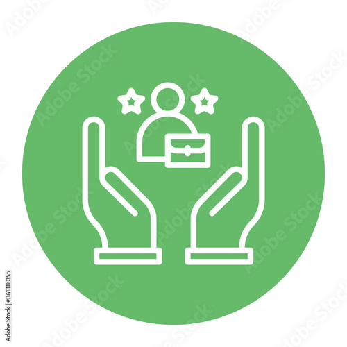 Succession Planning icon vector image. Can be used for Business Performance.