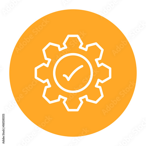 Execution icon vector image. Can be used for Action Plan.
