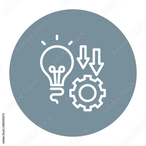 Implementation icon vector image. Can be used for Action Plan.