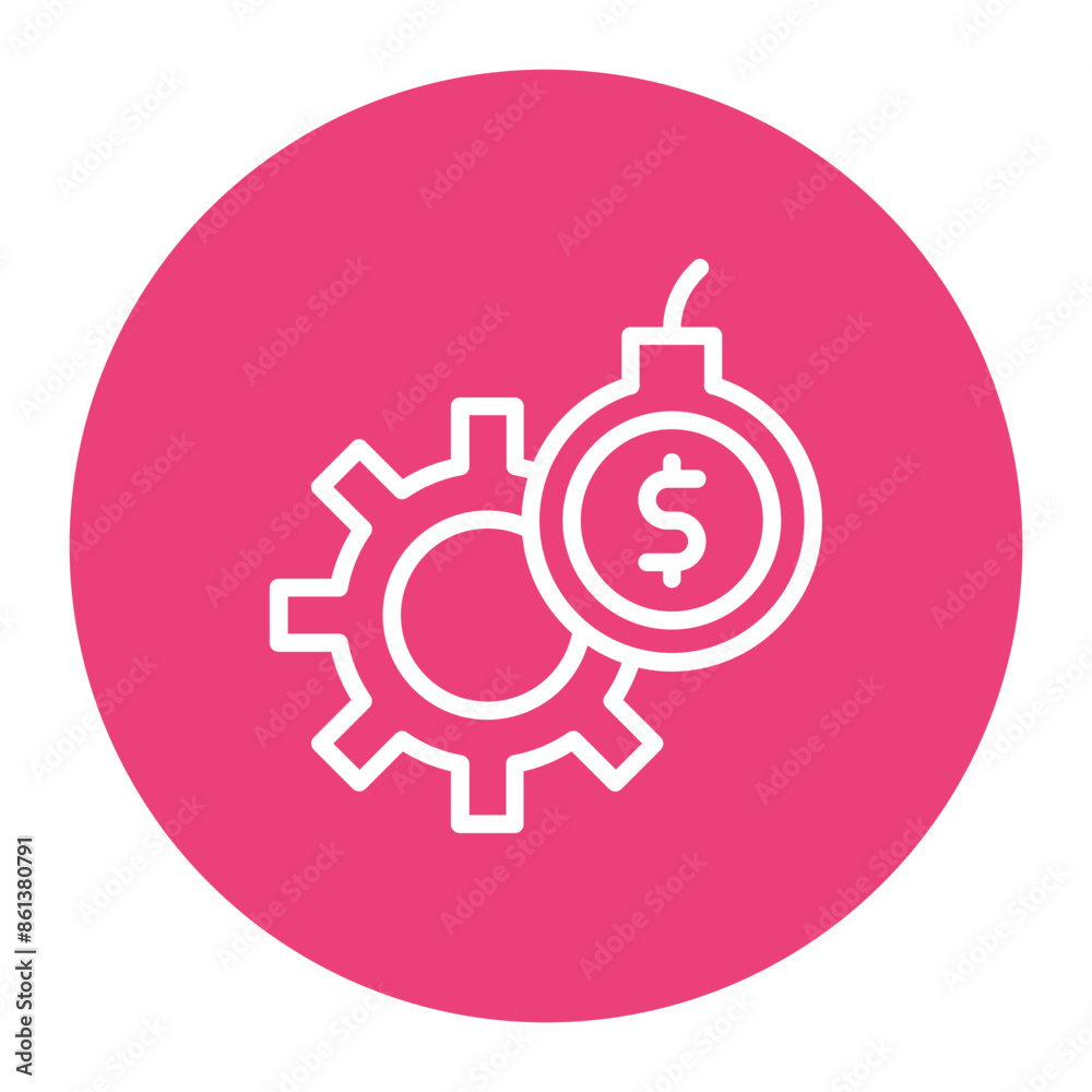 Debt Management icon vector image. Can be used for Loan. Debt Management icon vector image. Can be used for Loan.