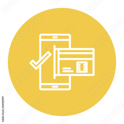 Loan Termination icon vector image. Can be used for Loan.