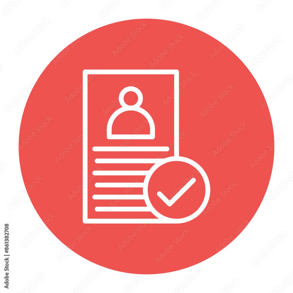 Reference Check icon vector image. Can be used for Headhunting. Reference Check icon vector image. Can be used for Headhunting.