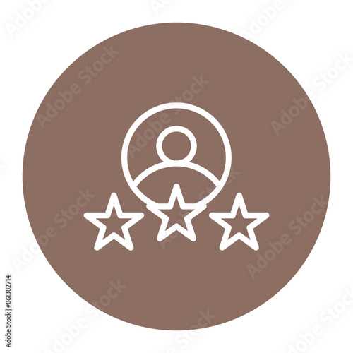 Talent Assessment icon vector image. Can be used for Headhunting.