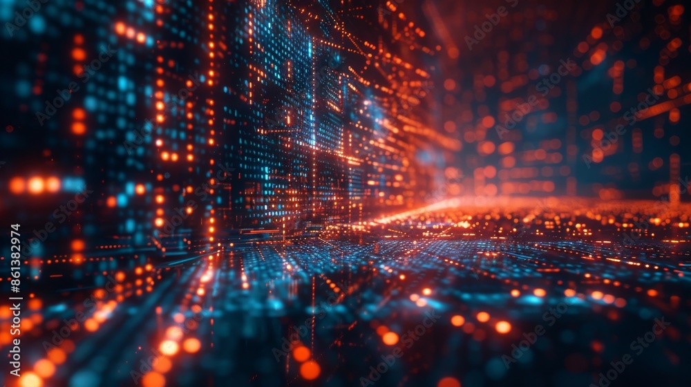 A stylized abstract image of a digital battlefield with lines of code representing armies clashing in a virtual world. A stylized abstract image of a digital battlefield with lines of code representing armies clashing in a virtual world.