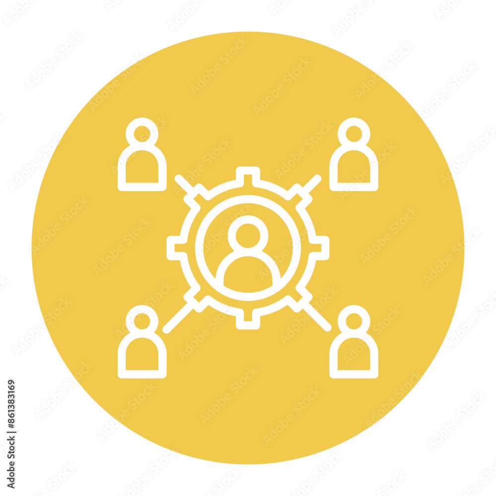 Supplier Relationship icon vector image. Can be used for Manufacturing and Distribution. Supplier Relationship icon vector image. Can be used for Manufacturing and Distribution.